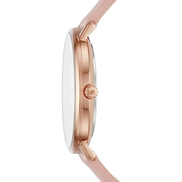 ?Women Pink Stainless Steel Watch with Steel, Leather, or Silicone Band main image 4
